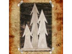 Primitive Wooden Christmas Trees